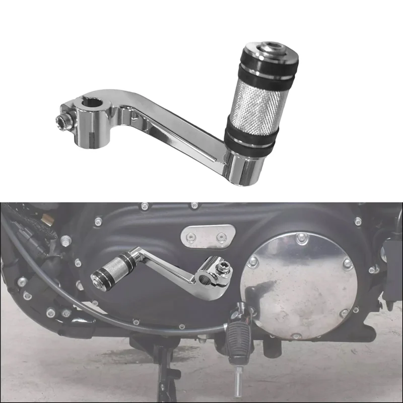 Excellent-Chrome Mid Control Shift Lever Shifter W/ Pedal Mid Control Shift Lever Shifter Lever Shifter Pedal