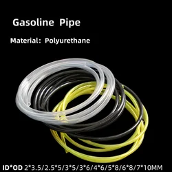 1M Fuel Gas Hose String Tube Petrol Pipe for Trimmer Chainsaw Blower Hoses DIY Tools 2x3.5/2.5x5/3x5/3x6/4x6/5x8/6x8/7x10mm