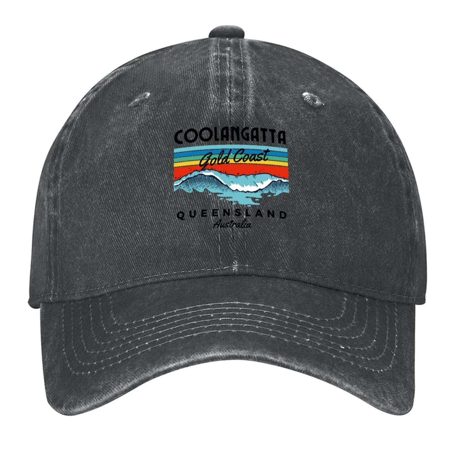 

Vintage Beach Coolangatta Gold Coast Baseball Cap Fishing cap custom Hat winter hats for men Women's Beach Visor Men's