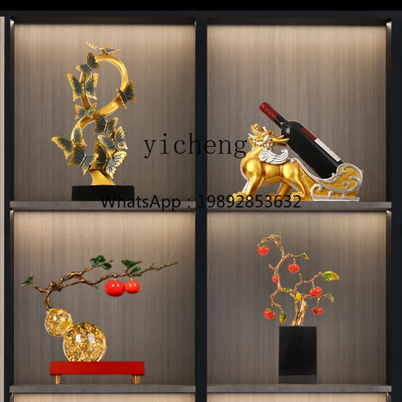 AA Modern Light Luxury Butterfly Decorations Living Room Entrance TV Cabinet Home New House High-end Ornaments