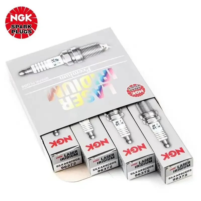 4/6Pcs Original NGK SILKAR8C6DS 96372 New Laser Iridium Platinuim Spark Plugs Candles For Maserati Ghibli S Q4 Levante 3.0T M156