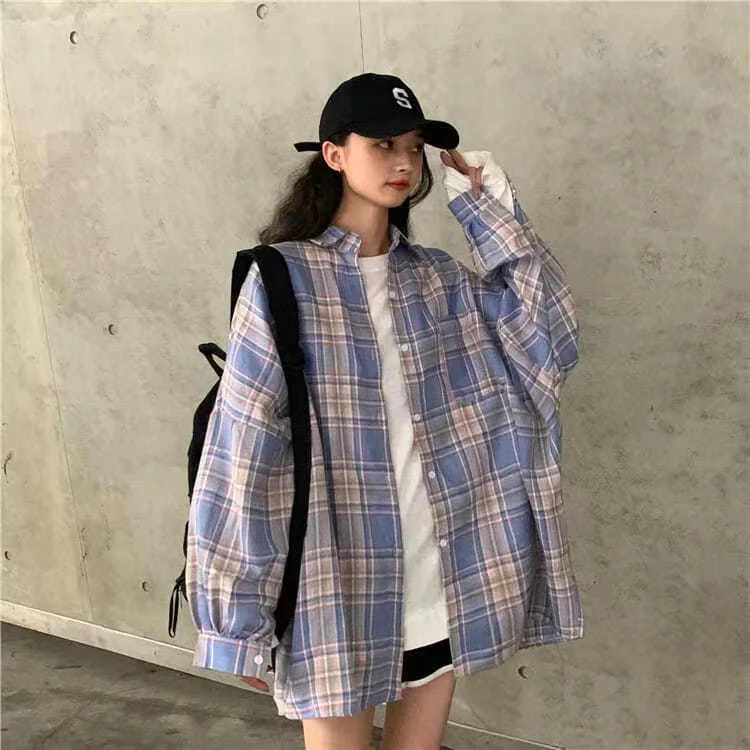 

New Large Big Plus Women Add Size Shirt Blouse Mid-Length Oversize Shirt Clothing Loose Long Sleeve Female Spring Tops 150kg