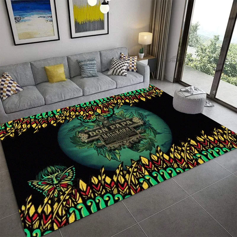 Don Papa Rum Wine Art Patterns Decorative Carpet Children's Bedroom Floor Pad Can Customize Rug Living Room Cushion Door Pad