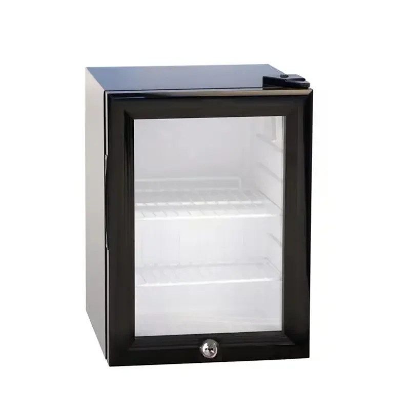 70 Liter small capacity compact Refrigerate Three layer shelves Coffee shop cinema display cooler