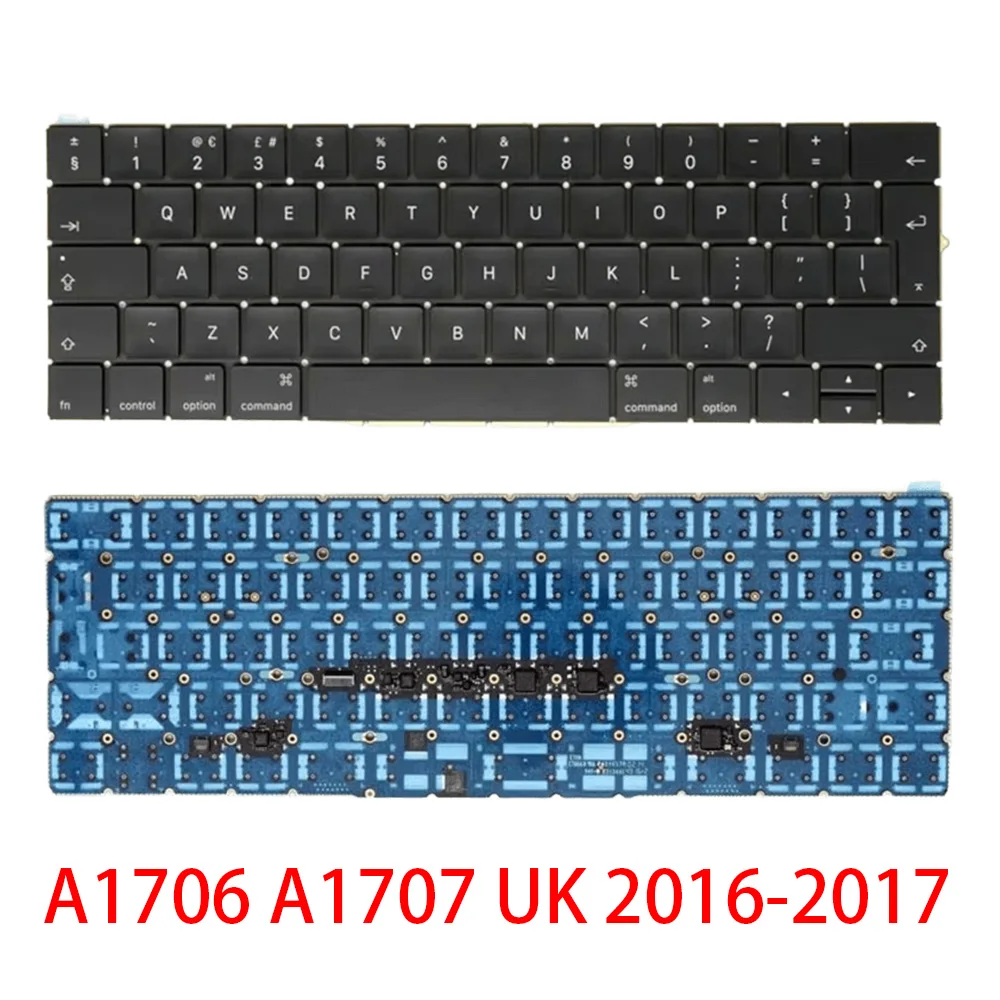 

New Laptop A1707 A1706 US UK Spain Korean French Keyboard For Macbook Pro Retina 13" 15" Replacement 2016 2017 Year