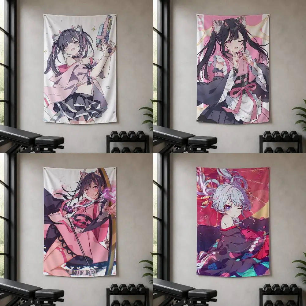 Noi Komazawa Cosmic Princess Decorative Wall Flag Banner for Home Garden Garage Indoor Outdoor Decor