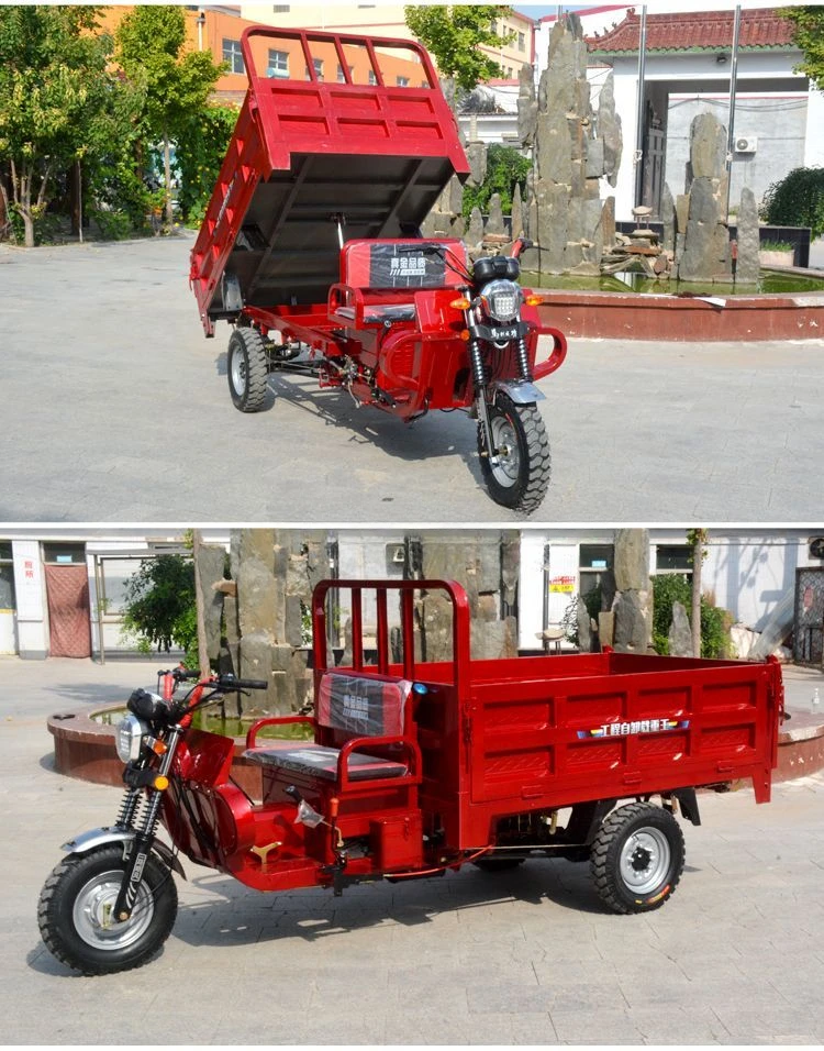 Auto Descarga Três Rodas Motocicleta, Triciclo a Gasolina, Carga, 200cc, 200cc
