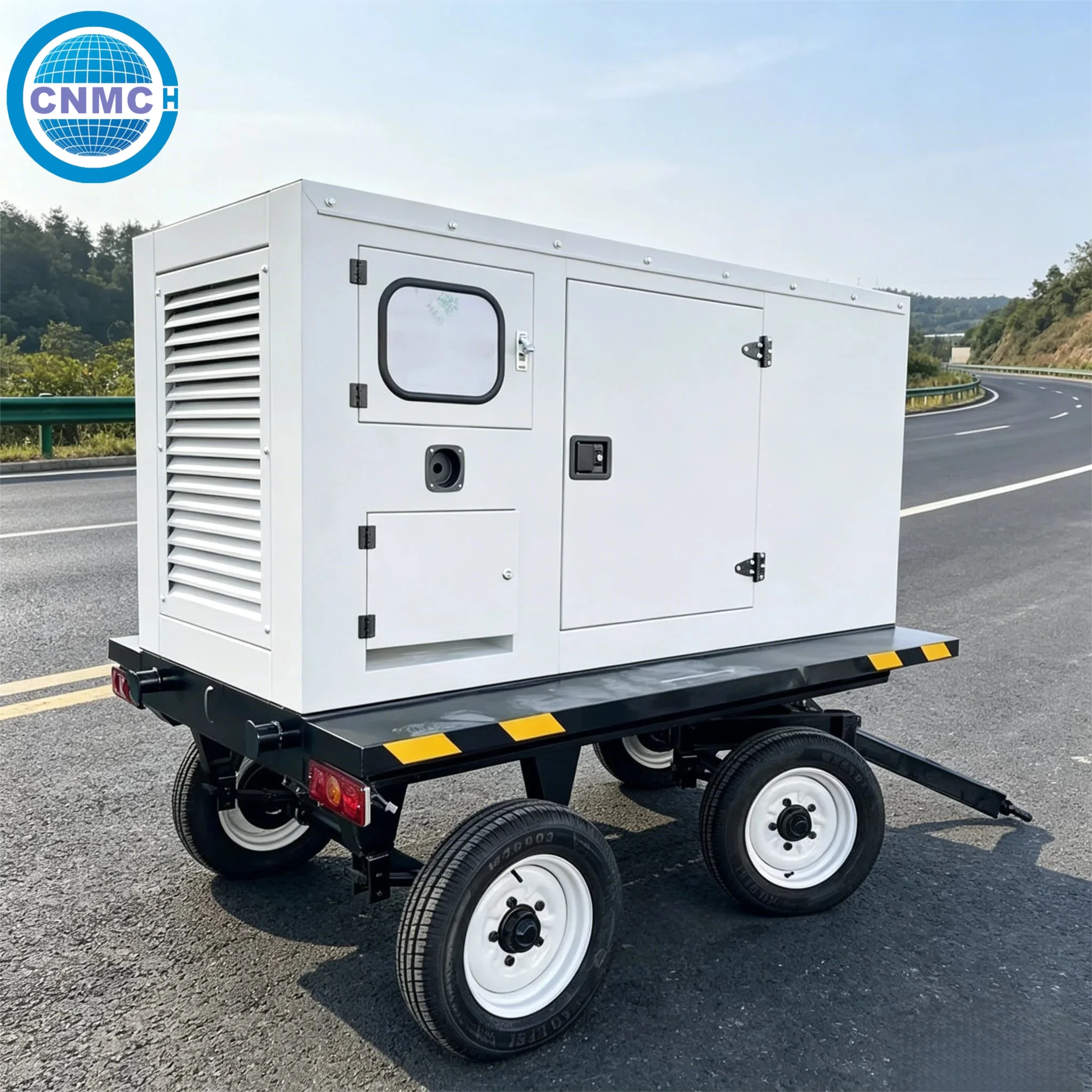 30KW 50KW 80KW 100KW Trailer Type Silent Diesel generators Weichai power generator generator for Factories and Workshops