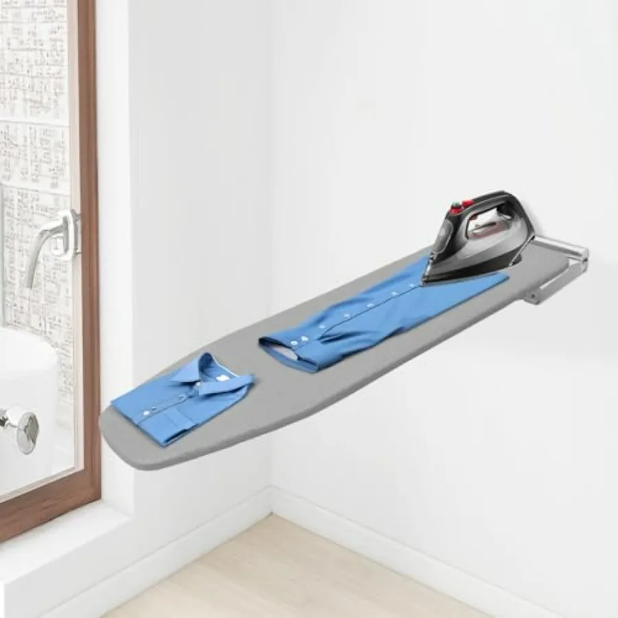 

Wall-Mounted Ironing Board 39.6 x 13 Foldable Iron Board Wall Mount Ironing Board Set for Home rtment and Dorms Easy-Release Le