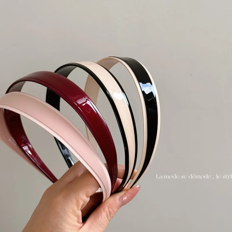 Diadema a juego de colores, diadema versátil a la moda con sentido avanzado, horquilla para lavado de cara, diadema a presión, accesorios para el cabello