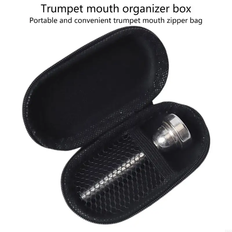 Trumpet Mouthpiece Storage Box Container Small Trumpet Accessory Box Ensures Safe Transport And Prevents Scratches 