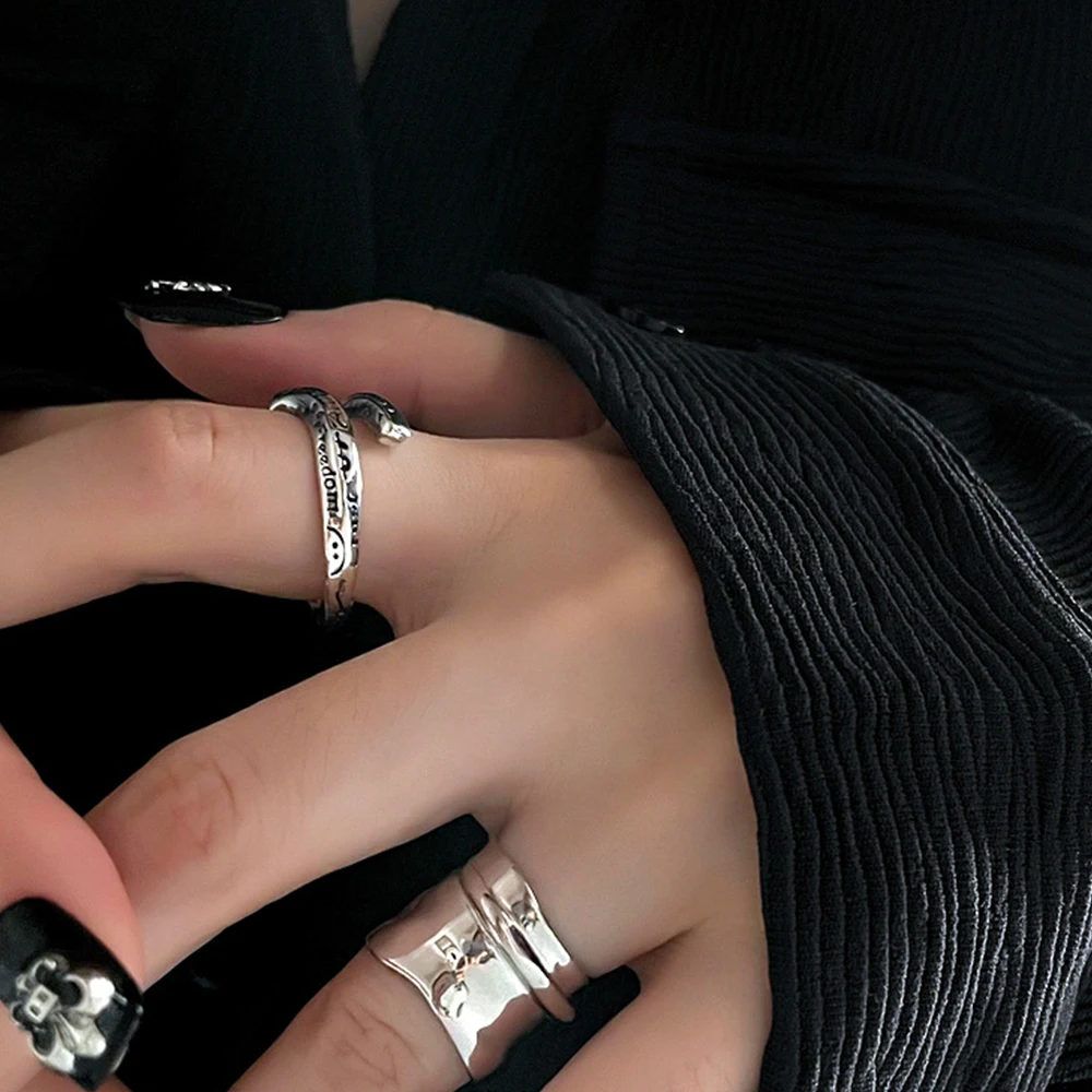 

New Hot Selling 925 Sterling Silver High-End Retro Fashion Ring, Suitable For Original Party Jewelry