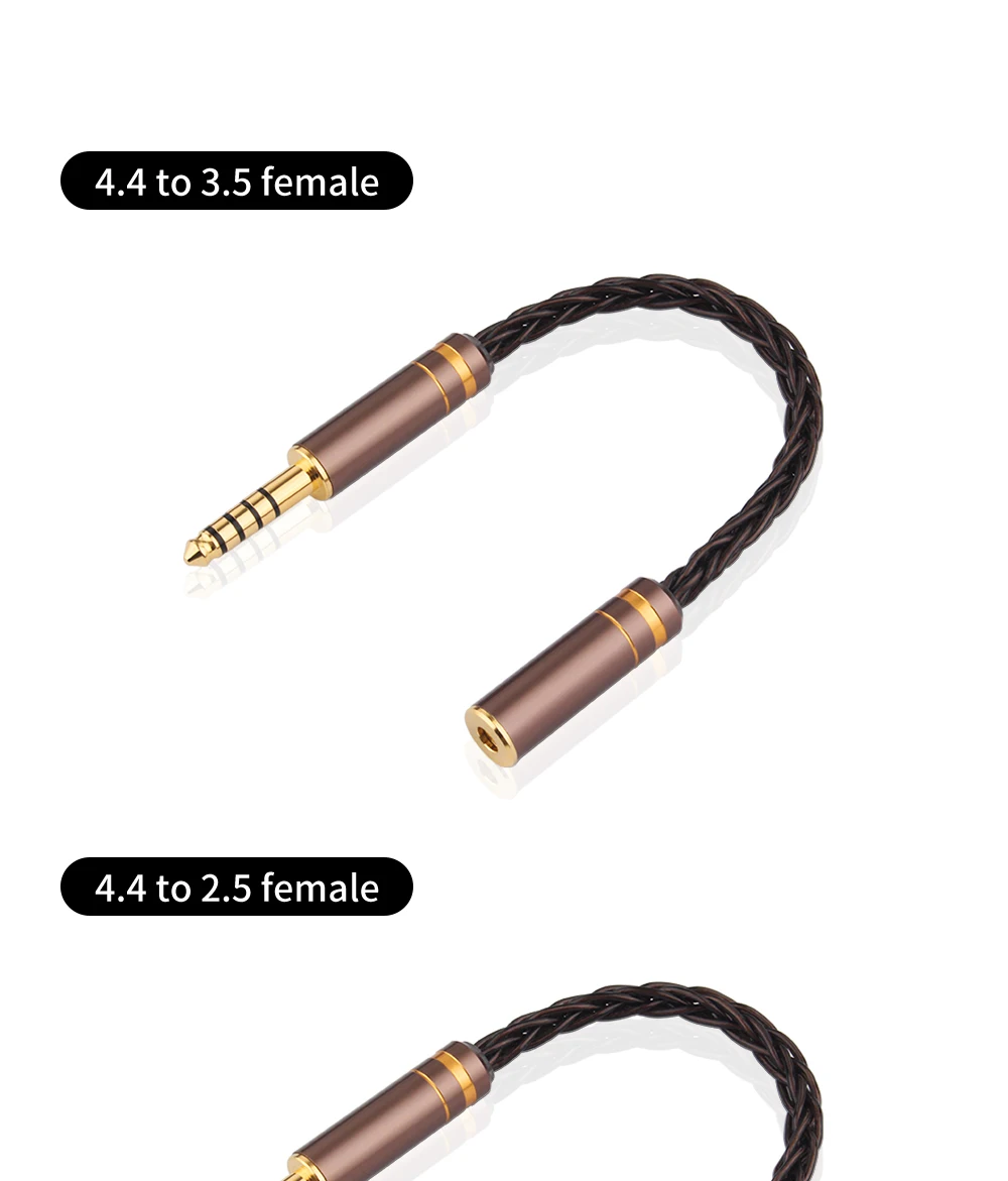 12-adriges 2.5/3.5/4,4mm Maleto 2.5/3.5/4,4mm symmetrisches Audio-Konvertierungs kabel Kopfhörer kabel für Audio-Kopfhörer verstärker – Detail 9