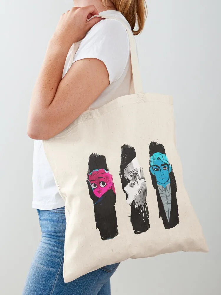 Lore Olympus Merch Brush Strokes Tote Bag tote bags men Women's handbag Canvas Tote Bag