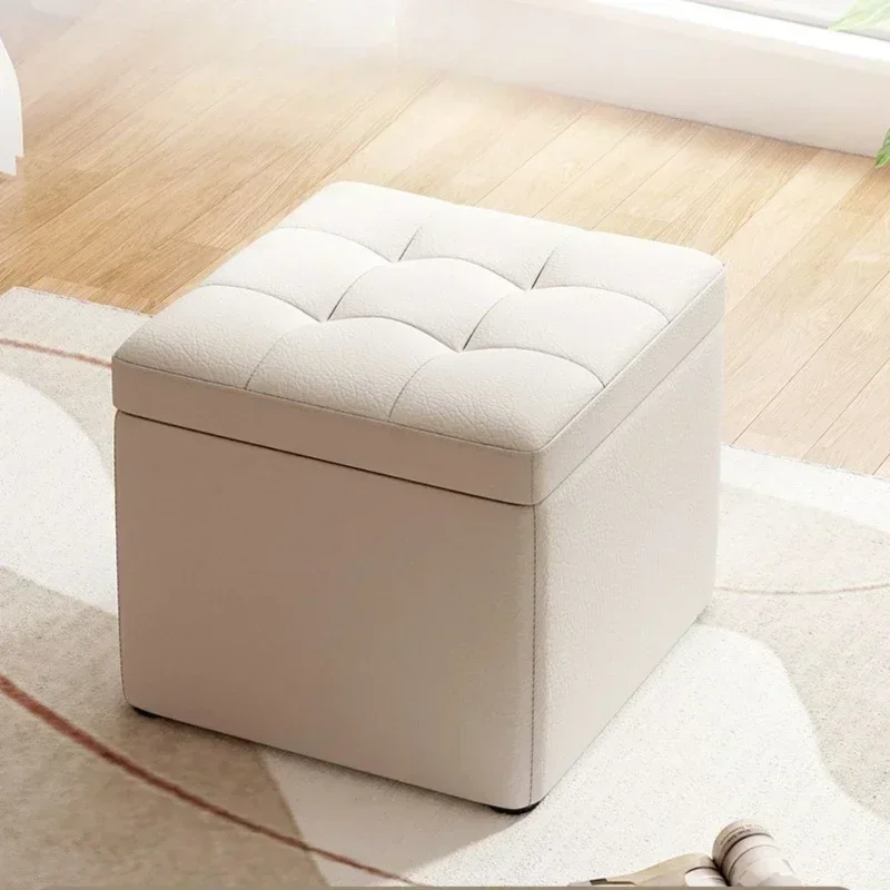 

Premium - Small Sofa Ottoman Home Step Stool Portable Change Stool Low Bench Vanity Chair Compact Footstool Versatile Sitting