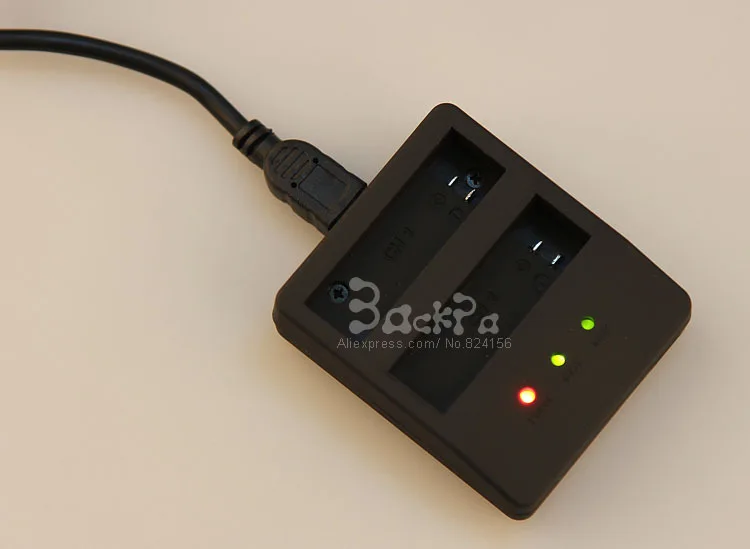 AHDBT-401 se encaixa no carregador USB do carregador de bateria duplo Hero 4