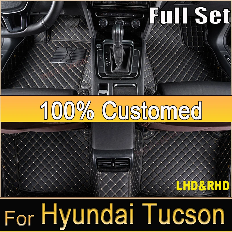 Car floor mats for Beijing-Hyundai Tucson 2021 2022 Custom auto foot Pads automobile carpet cover