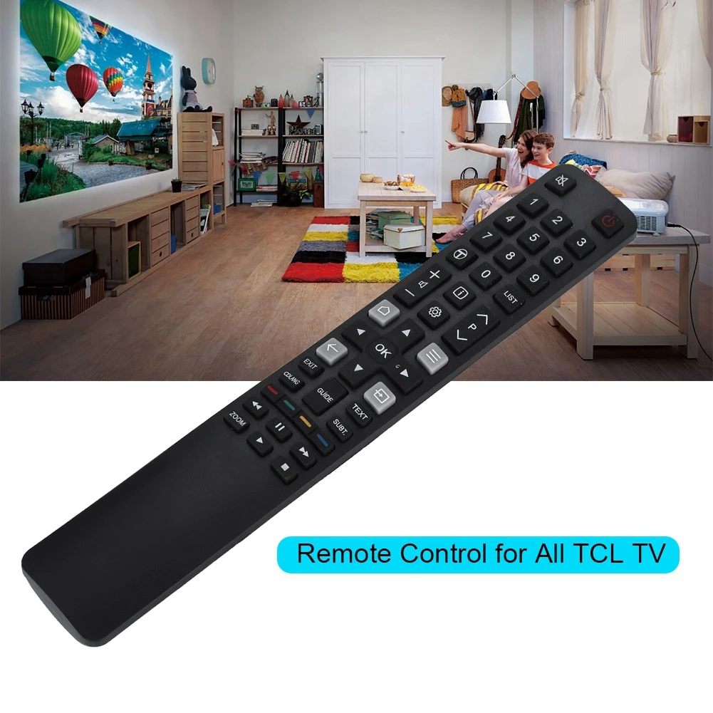 Multi-Function TV Remote Control Over 8-Meter Remote Control Range Signal Remote Control Compatible with TCL ARC802N TV