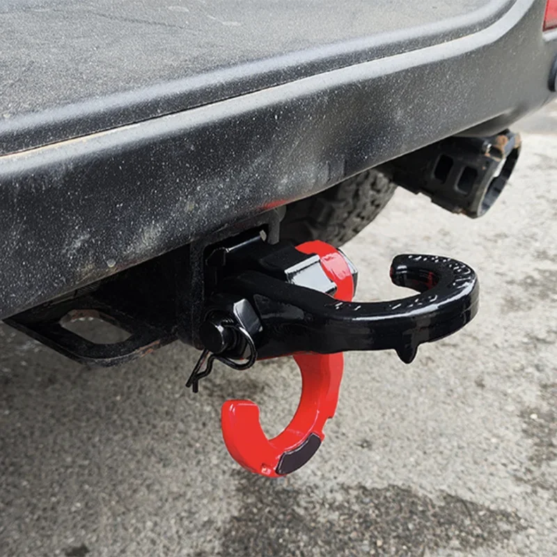 Split 3/4 Tiger Tooth Shackle Trailer Arm With Lock Modified Off-Road Vehicle Accessories 2-Inch Square Mouth Trailer Shackle