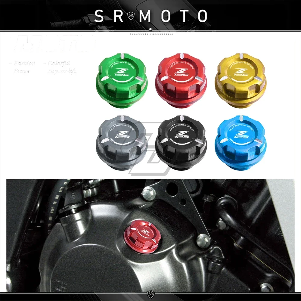 

Motorcycle Accessories Engine Filler Oil Cap Case for Kawasaki Z125 2019 Later