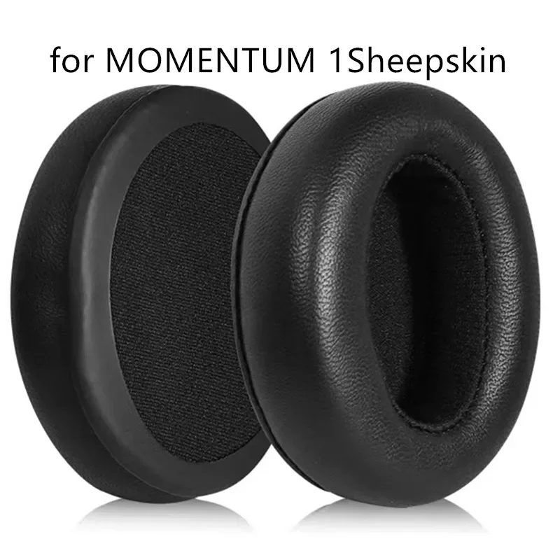 Almohadillas de Repuesto de Piel de Oveja para Auriculares Sennheiser Momentum 2.0 (M2)/HD1 Inalámbricos Over/Around Ear Momentum 1.0 3.0
