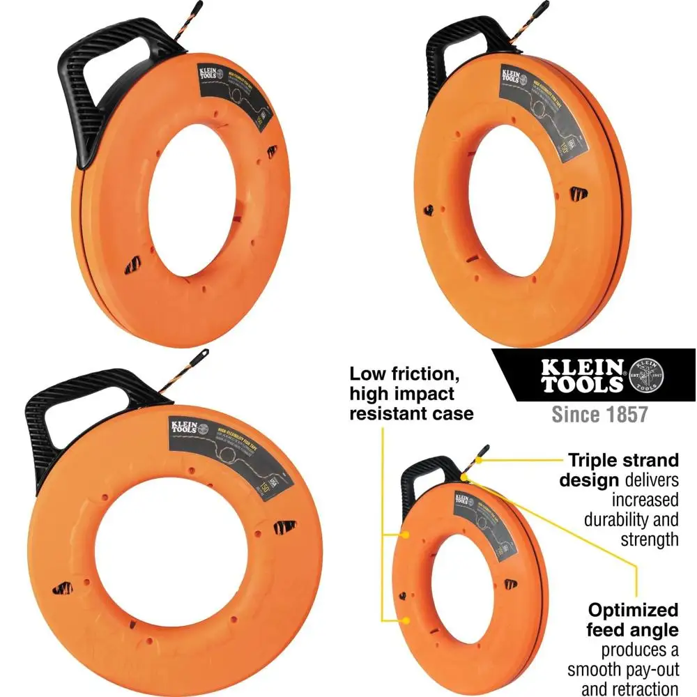 

Трехжильная полиэстеровая плетеная лента для протяжки кабеля, с неэлектропроводящим наконечником, высококачественная электроизоляционная лента