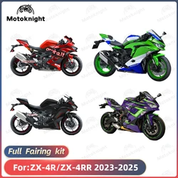 New ABS Motorcycle full Fairing Kit Fit For KAWASAKI ZX-4R ZX-4RR ZX-25 ZX25R 2023 2024 2025 Custom Fairings Kits Bodywork Shell