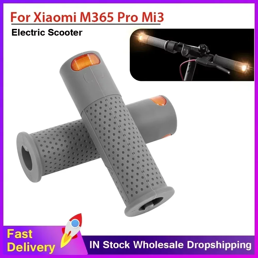 Electric Scooter Turn Signal Handlebar Grip Parts Handle With Remote Control Waterproof Lamp For Xiaomi Mi3 Pro 1S Pro 2 M365