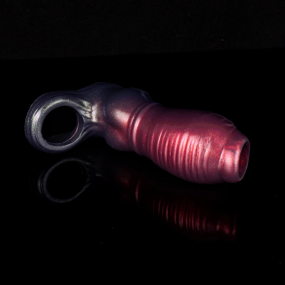 NYOTA-Anillo de silicona para agrandar el pene, estimulador del punto G, Juguetes sexuales para hombres, tienda erótica