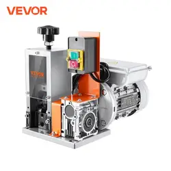 VEVOR Electric Wire Stripping Machine 1.5-25mm Cable Stripper 180W 60ft/min 3 Feeding Holes Wire Peeler Scrap Copper Recycling