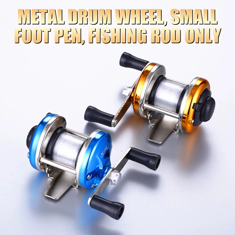 Metal Drum Reelsmall Foot Pen Fishing Rod Special Fishing Line Reelice Fishing Reelleft And Right Hand Reels