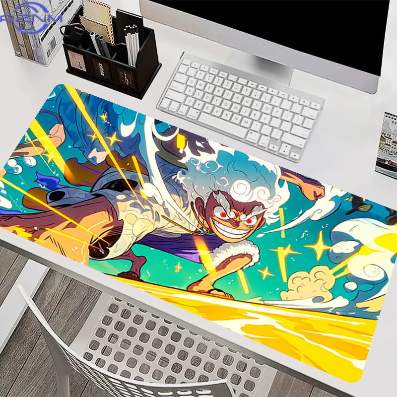 Extended Mouse Pad Non-Slip Gaming Accessories Computer Desk Mat Game Keyboard Pad O-one P-piece luffy Mousepad Anime Desk Decor