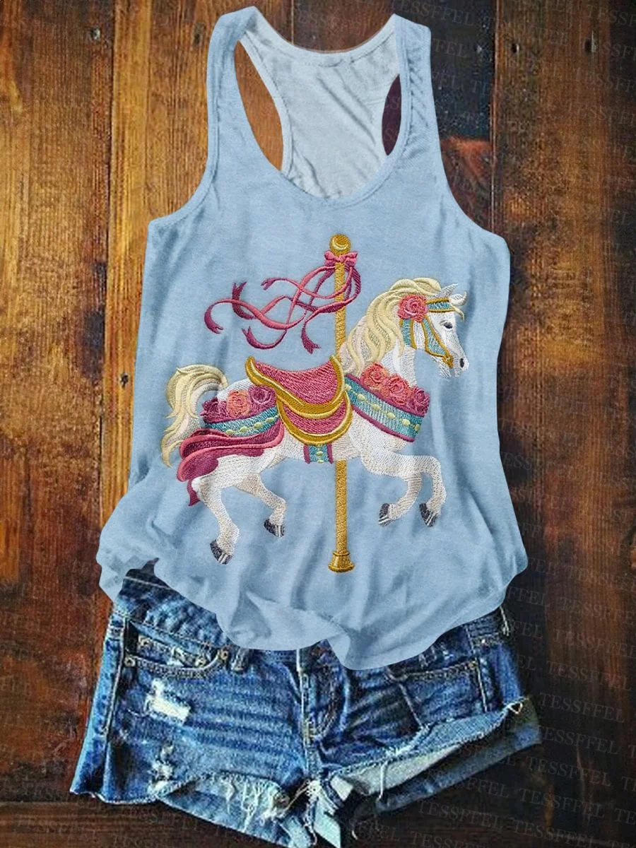 

NewFashion Colorful Graffiti Flower Gradient Hippie Vintage Retro Harajuku 3DPrint Women's Racerback Tank Top Vest Sleeveless 2