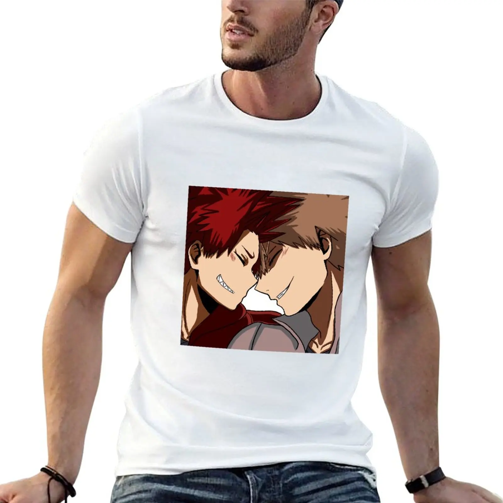 

shirt tshirt Kiribaku t casual man T-Shirt anime