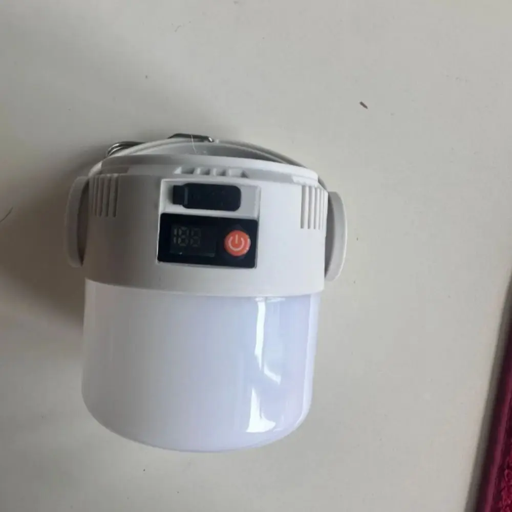 LED Light Solar Powered Light USB Rechargeable Ultra Bright Rechargeable Light Multi Functional Handheld Design Camping Light