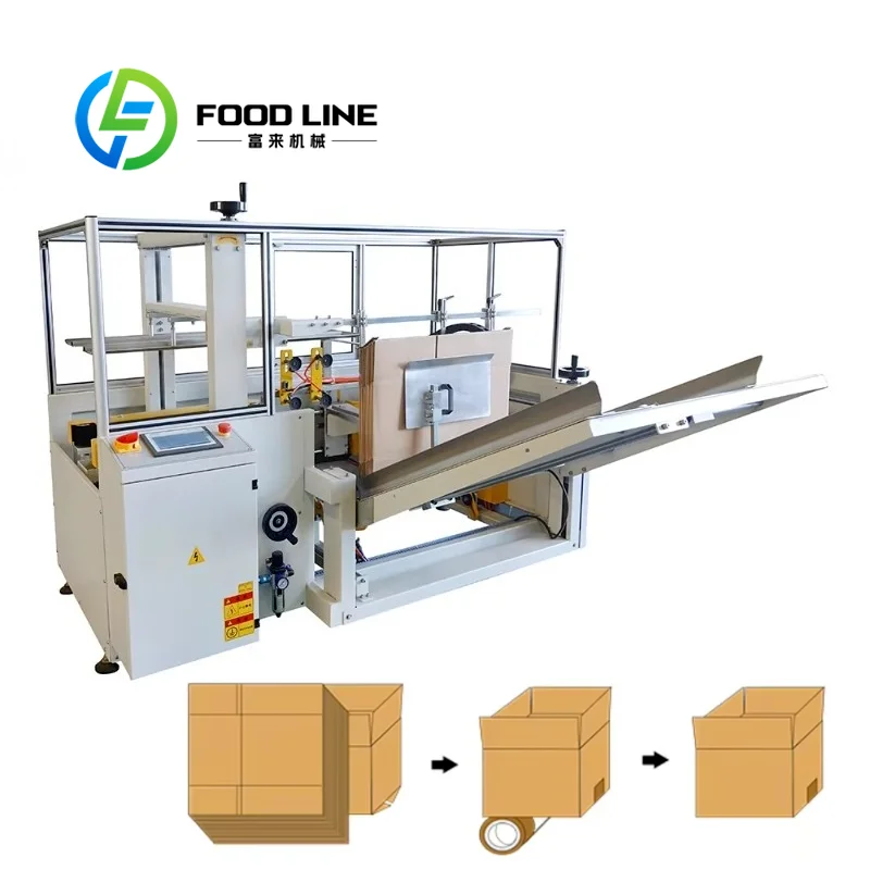 Automatic Carton Erector Corrosion Resistant Surface Treatment Adapt Dust Humid And Harsh Industrial Workshop Environment