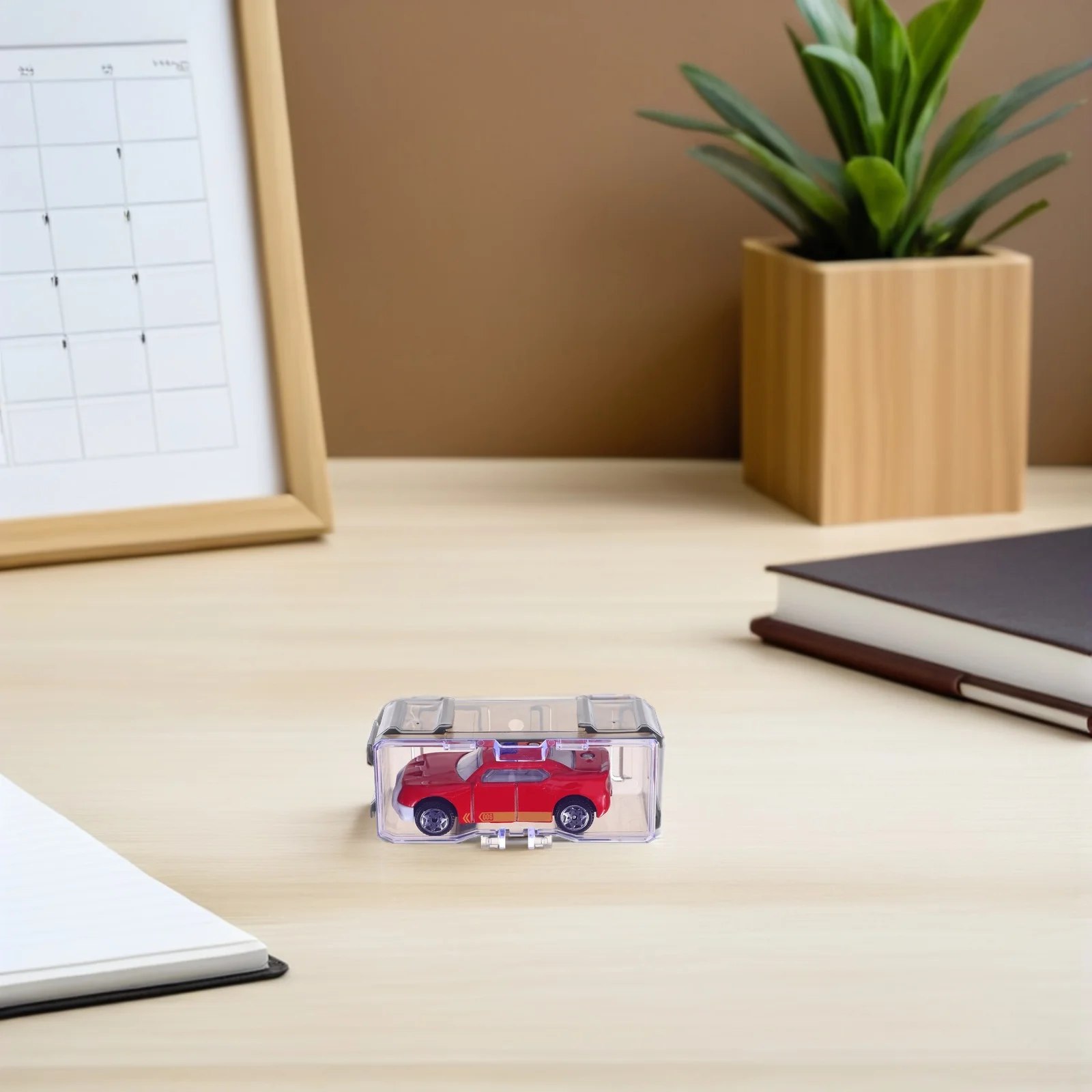 20 шт., компактный дизайн, прозрачный чехол для миниатюрных автомобилей, идеальный органайзер для настольной полки, коллекционный дисплей, дисплей для коллекции автомобилей