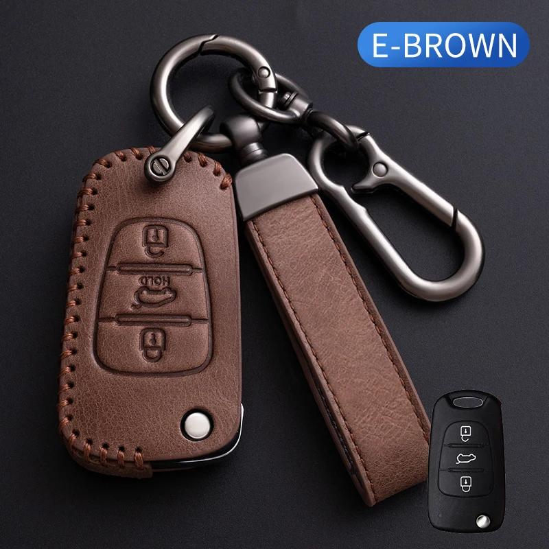 

New Car Key Case Cover Fob For Hyundai Elantra Accent I20 I30 Ix20 Ix35 for Kia Sportage Rio 3 Soul Optima Ceed Pro K5 K2 Pride