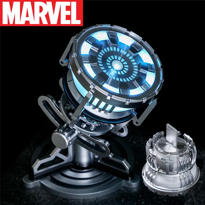

Iron Man MARK1 Arc Reactor 3 generations Tony Stark Heart Of Mark5 Figure Led Light Model 1:1 Toys Palladium element Chest Lamp