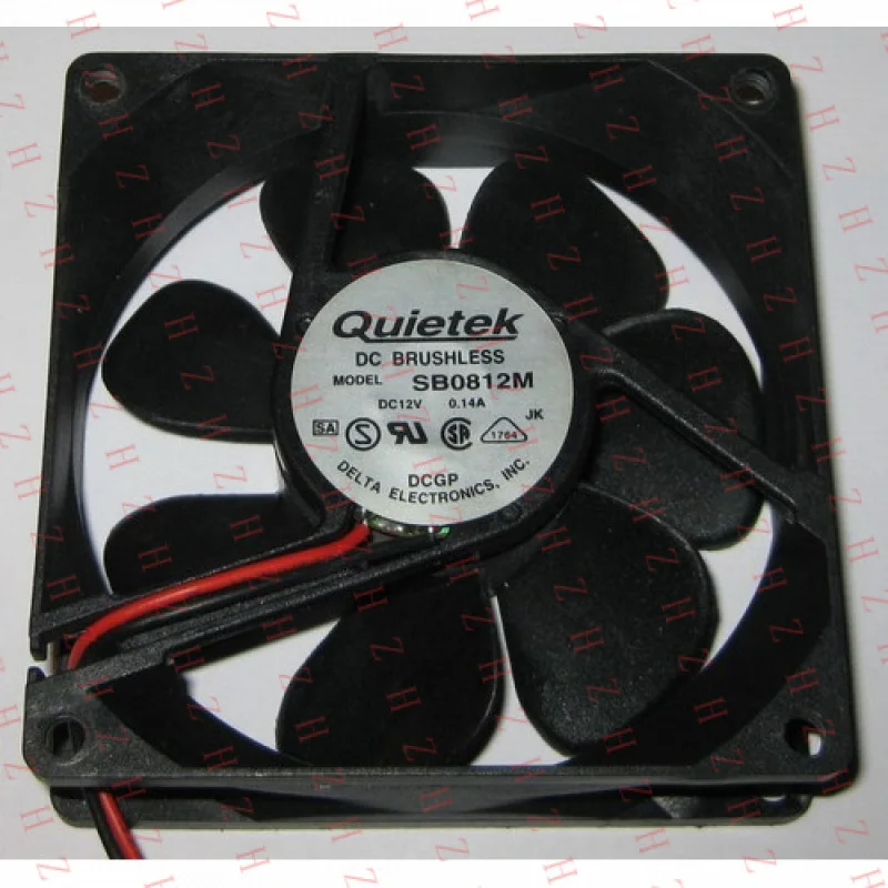 P+ for Delta Quietek 80mm Cooling Fan DC 12V SB0812M Phone Server Computer Fan