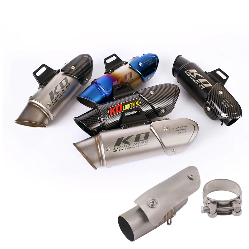 

Для GSXR 1000 2012-2023 Slip On Escape полная система средней трубы звено трубы из нержавеющей стали мотоциклетные выхлопные глушители