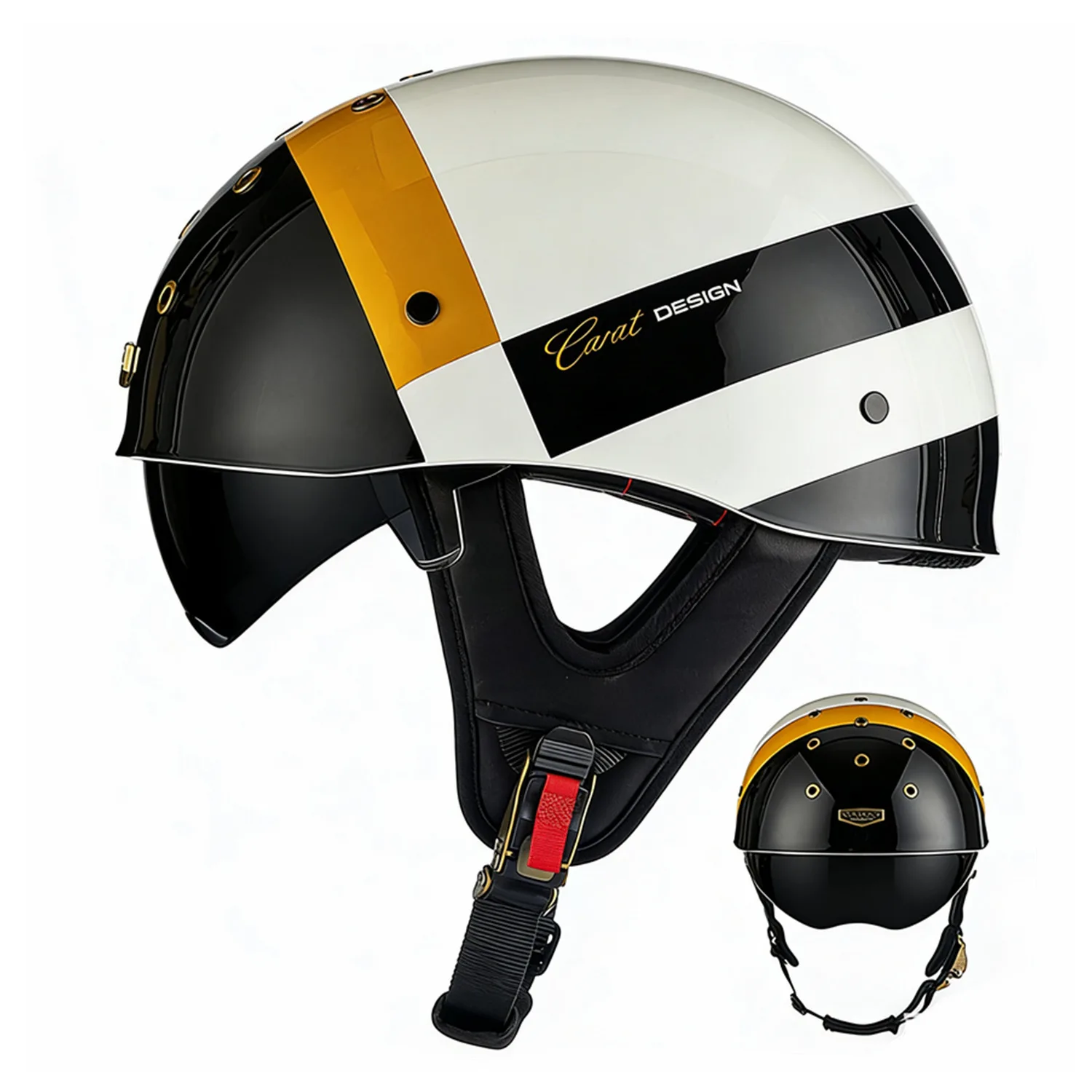 Breathable Scooter Helmet, Motorcycle Cruise Half Helmet, Unisex, Suitable for All Seasons, Personalized Riding Helmet for Electric Vehicles