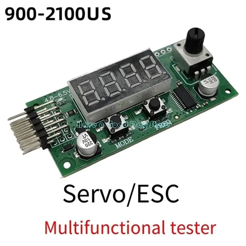 462D Digital Analog Servo Tester With LED Display For Model Aircraft Multifunctional