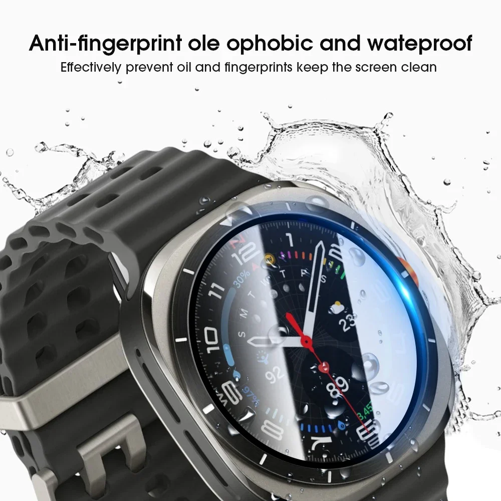Screen Protector for Samsung Galaxy Watch 7 Ultra 47MM 44MM 40MM 3D Curved Full Coverage Protective Films Not Tempered Glass
