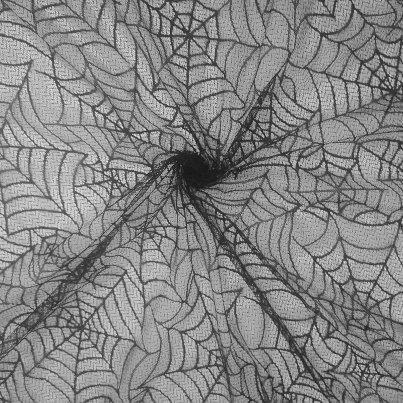 178x178cm Halloween Round Table Runner Spider Web Home Tablecloth Decorated Table Horror For The Holiday