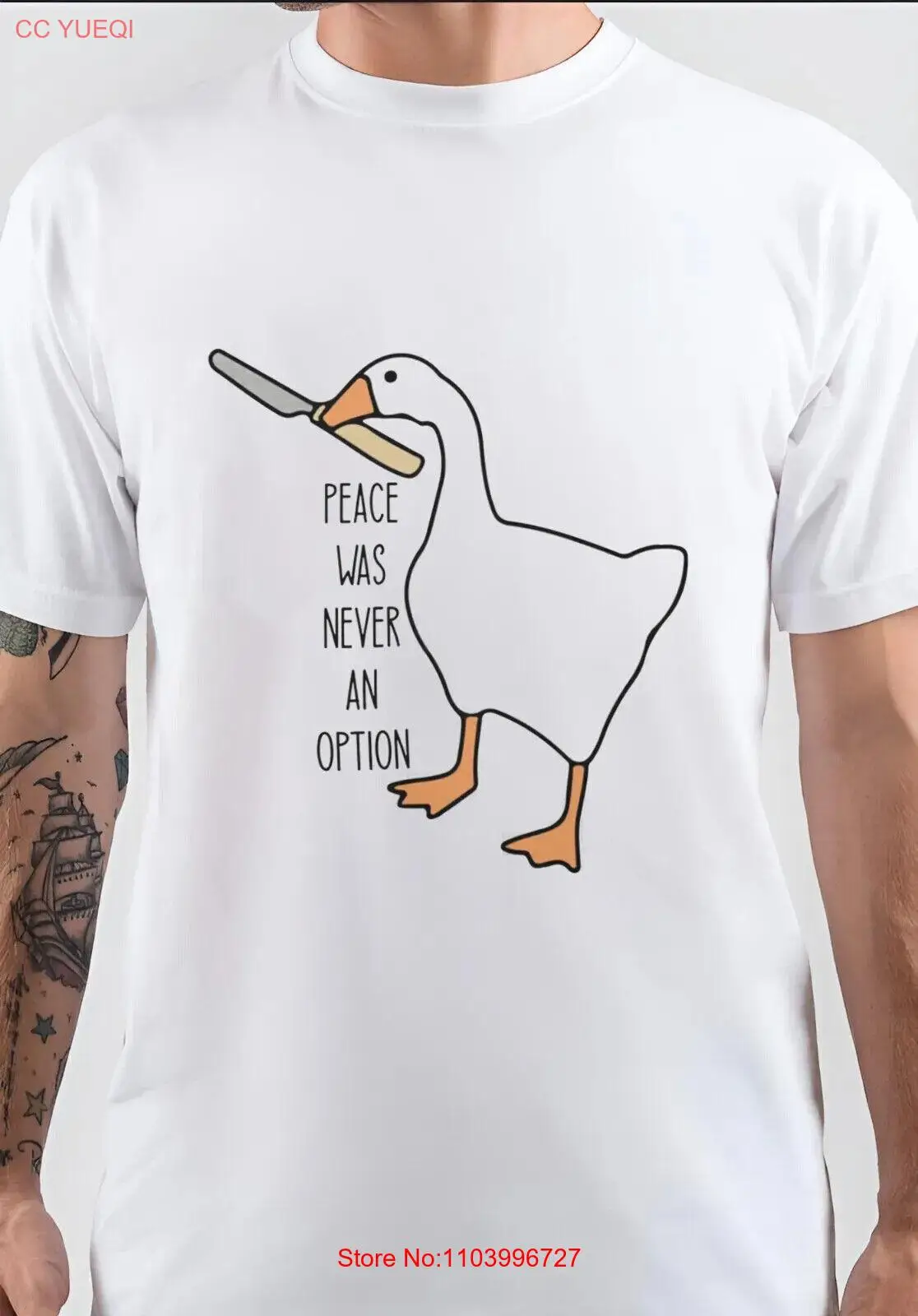 NWT Funny Untitled Goose Game Cool Unisex T-Shirt.webp