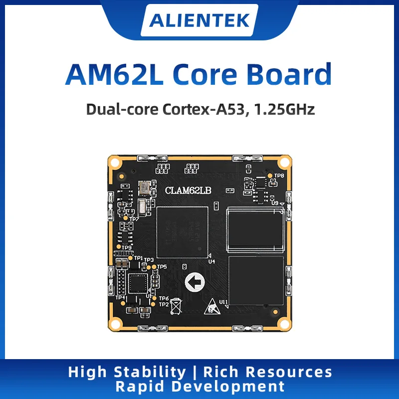 ALIENTEK TI AM62L Industrial Linux Embedded Core Board SOM Module Upgrade Replacement for AM335X High Performance Low Power