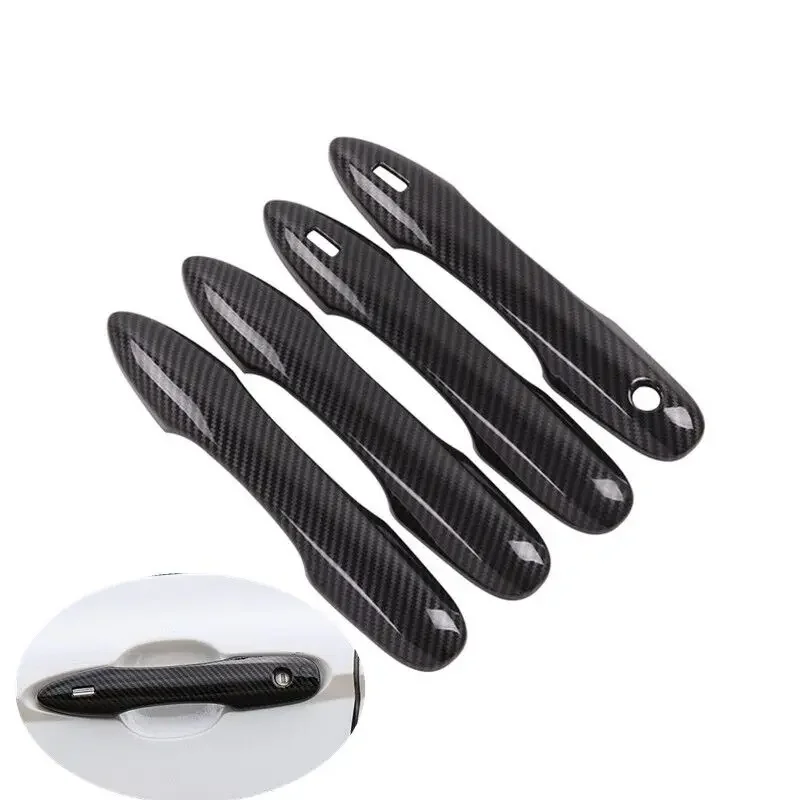 

Для Toyota Harrier Venza XU80 2020 2021 2022, крышка дверной ручки автомобиля из углеродного волокна, накладка на чашу, наклейка, аксессуары для стайлинга