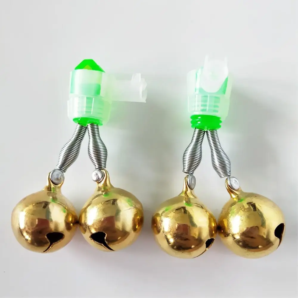 5 PCS High Quality Electronic Portable Fishing Alert Bell Bite Sound Alarm LED Light Rod Tackle