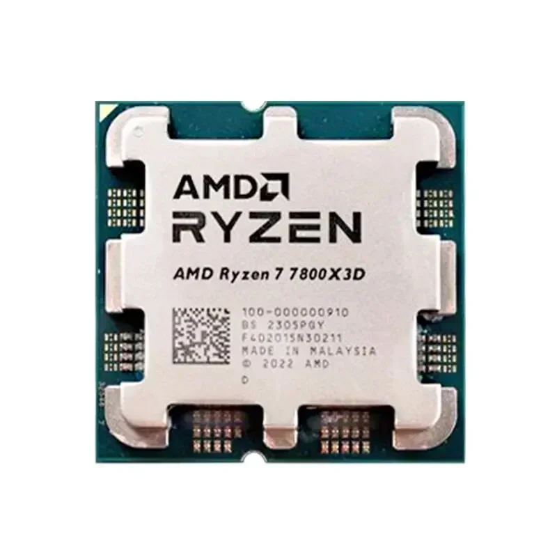 AMD Ryzen 7 7800X3D 8-Core 16-Thread 4.2GHz DDR5 5200 120W AM5 Socket Desktop Processor CPU Built-in Integrated Chips GPU